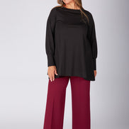 Maglia Greta in jersey nera