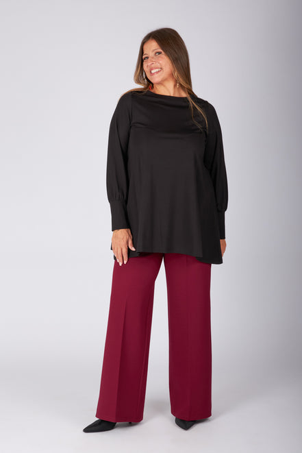 Maglia Greta in jersey nera