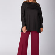 Maglia Greta in jersey nera