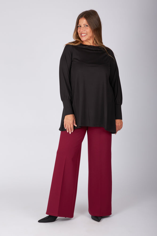 Maglia Greta in jersey nera