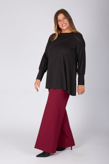 Maglia Greta in jersey nera