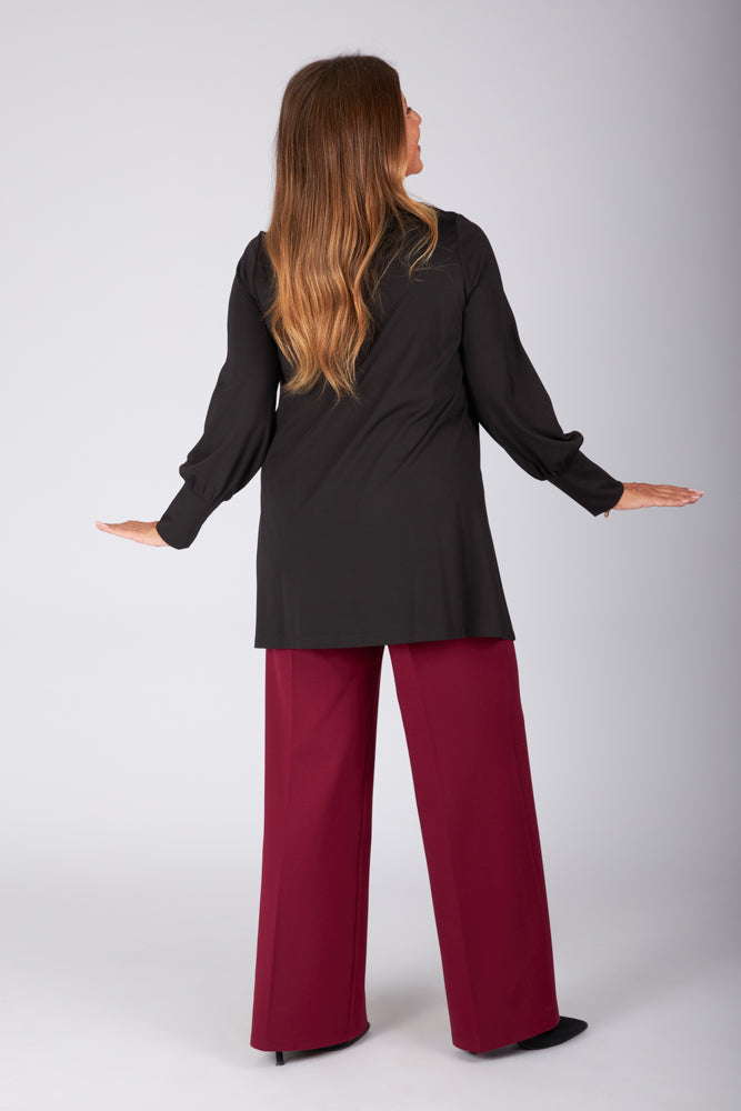 Maglia Greta in jersey nera