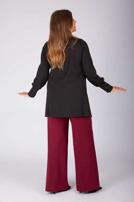 Maglia Greta in jersey nera