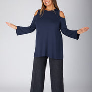 Maglia Ischia manica lunga maglina blu