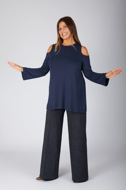 Maglia Ischia manica lunga maglina blu