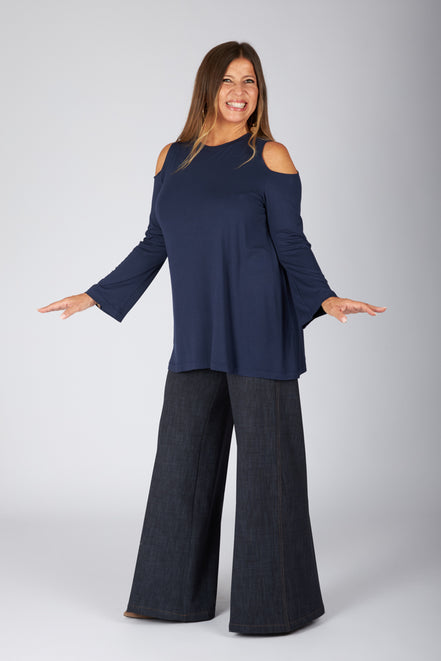 Maglia Ischia manica lunga maglina blu