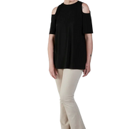 Jeans flare  in punto Milano leggero stretch beige