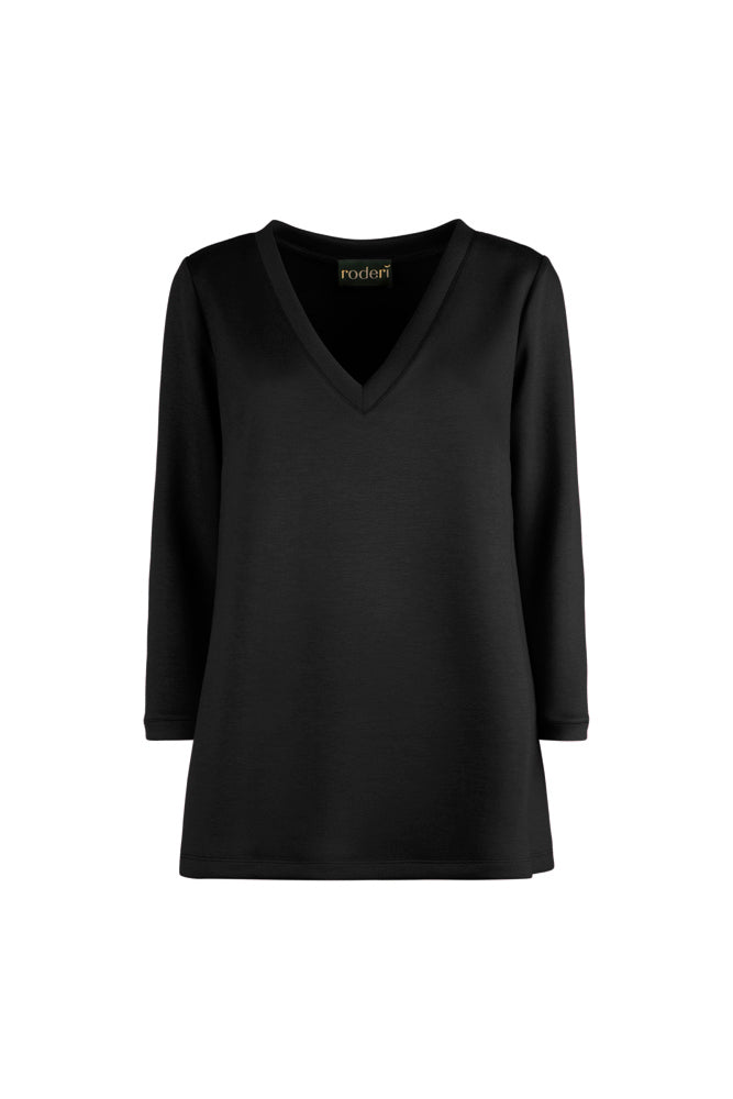 Maglia in scuba nera Istanbul