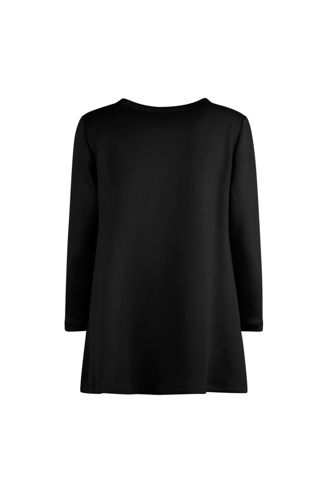 Maglia in scuba nera Istanbul