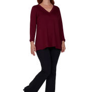 Maglia Instanbul scuba burgundy
