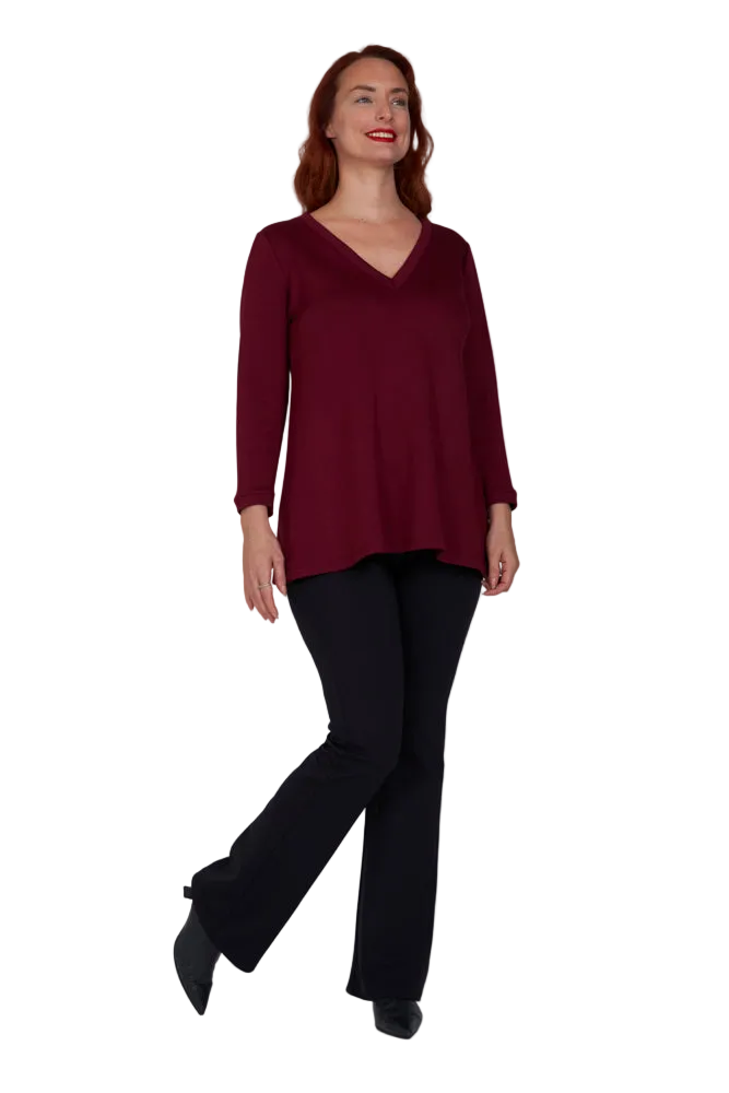 Maglia Instanbul scuba burgundy