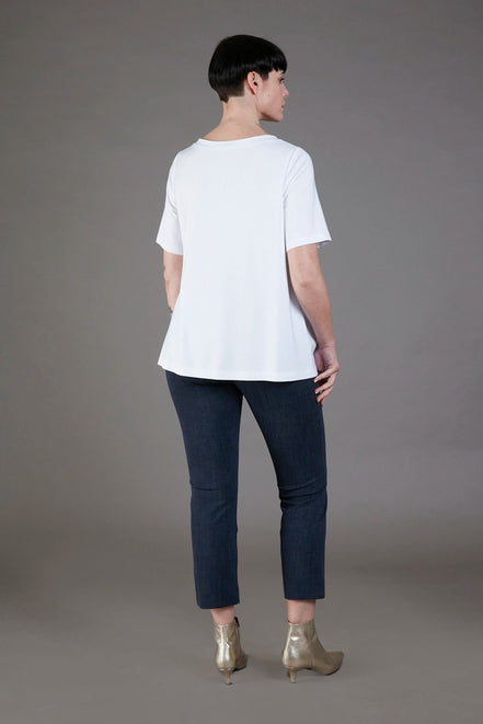 Maglia Mina in jersey bianca