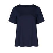 Maglia Mina maniche corte blu