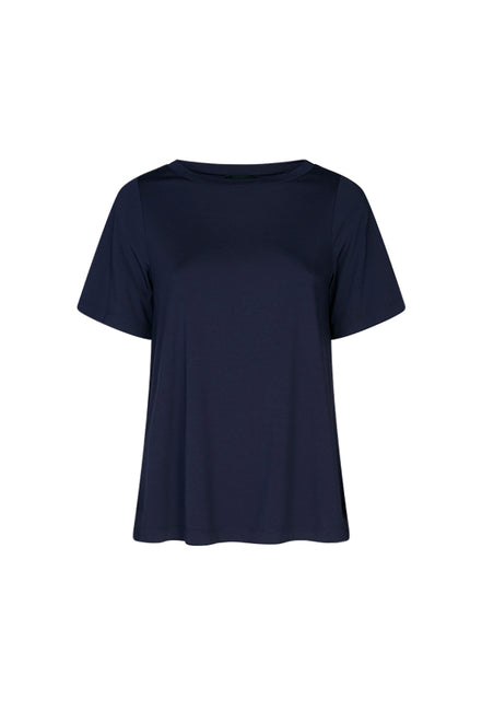Maglia Mina maniche corte blu