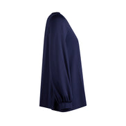 Maglia maniche lunghe blu Mina in jersey