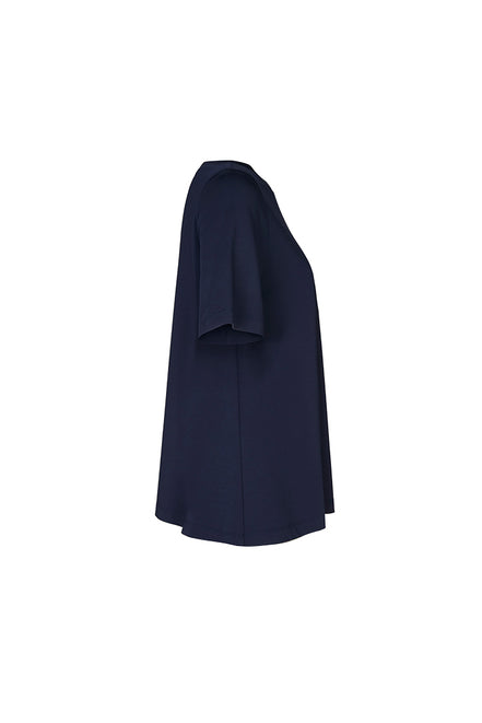 Maglia Mina maniche corte blu