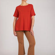 Maglia Mina in jersey arancio