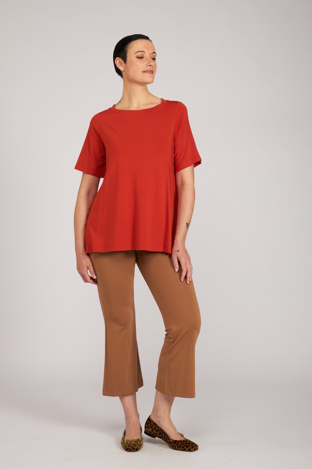 Maglia Mina in jersey arancio