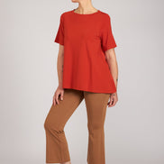 Maglia Mina in jersey arancio