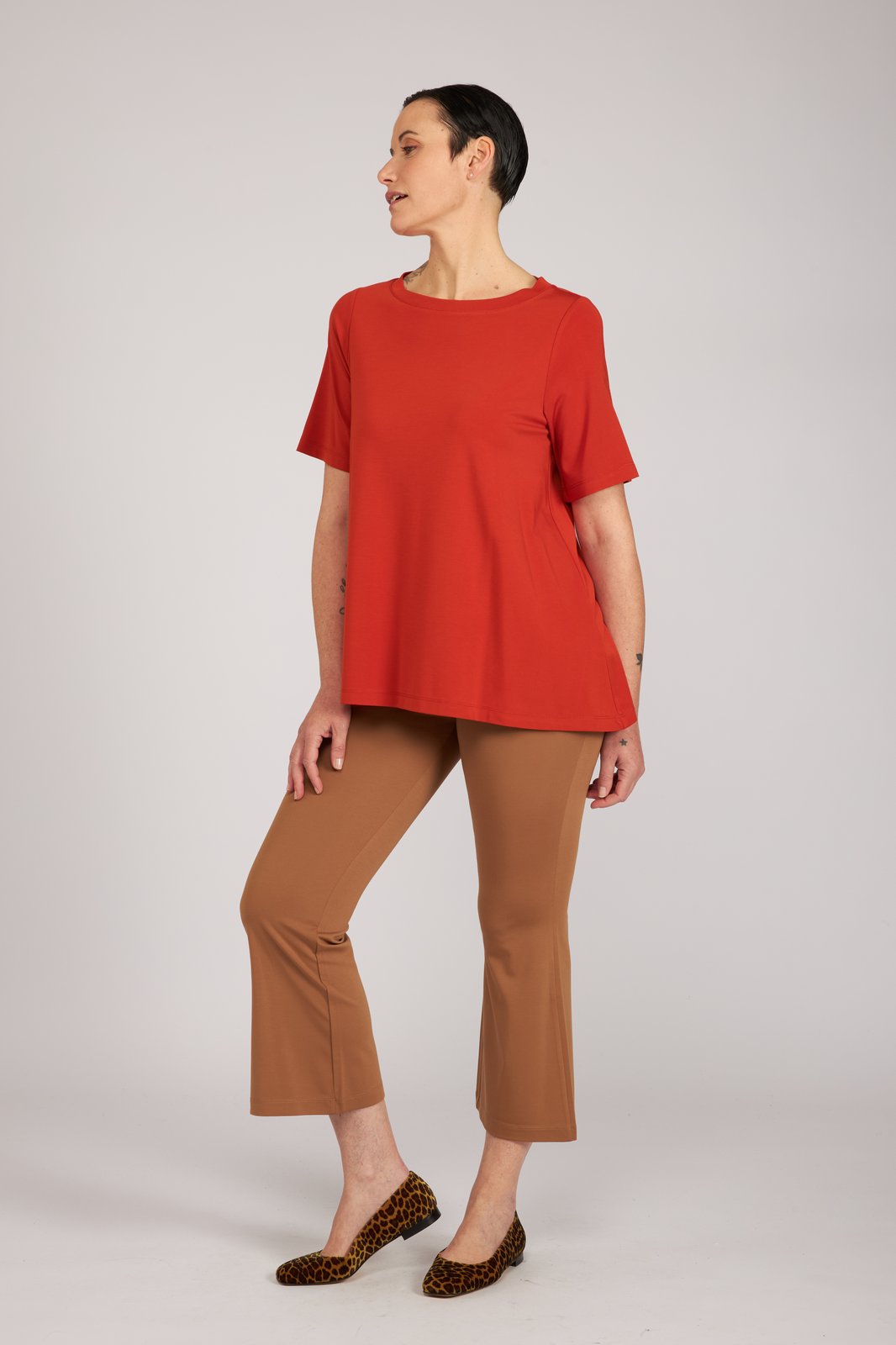 Maglia Mina in jersey arancio