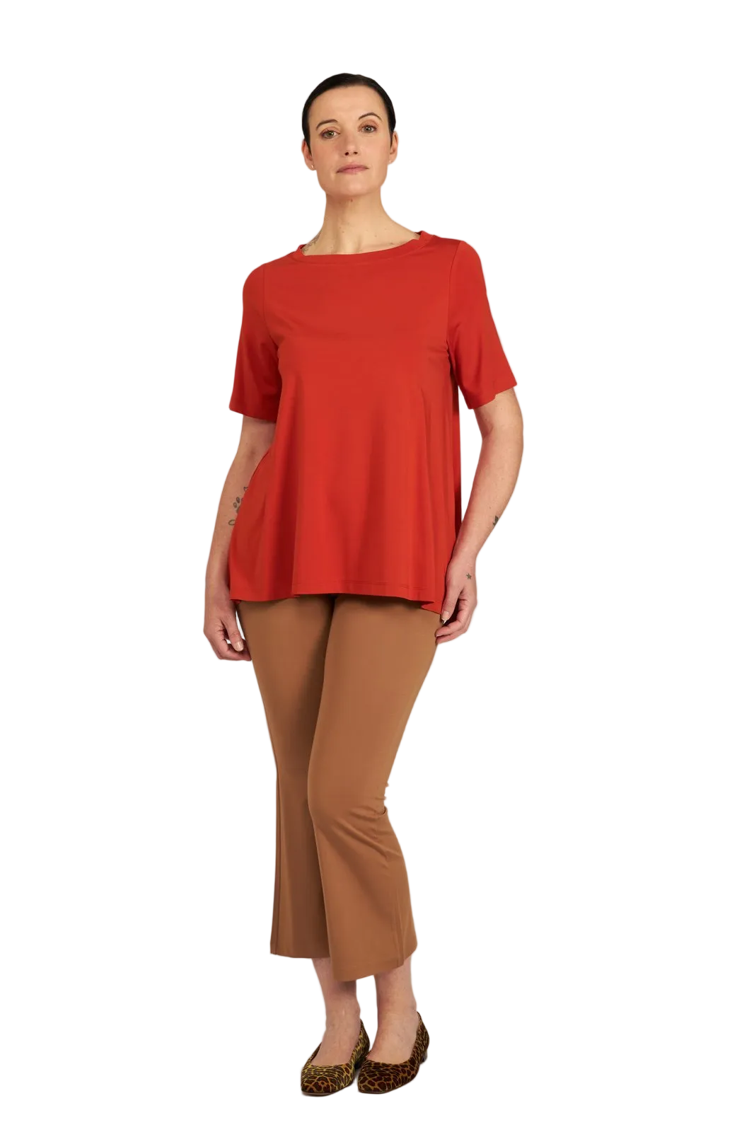 Maglia Mina in jersey arancio