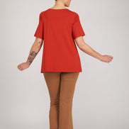 Maglia Mina in jersey arancio