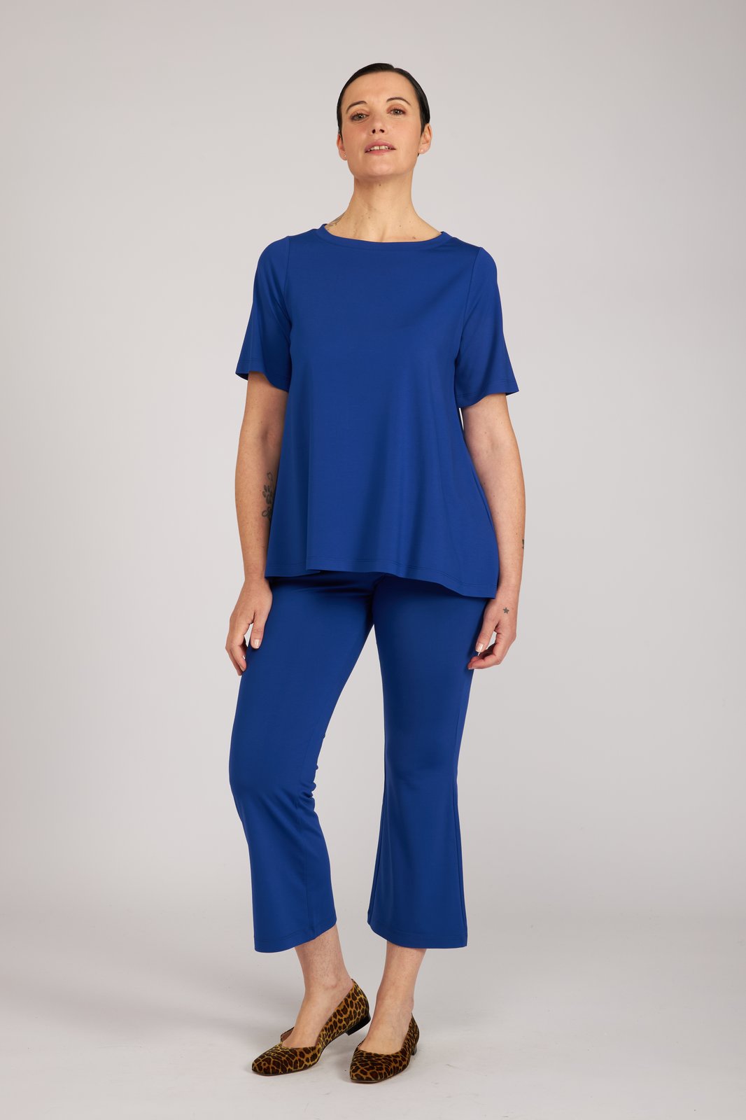 Maglia Mina in jersey bluette
