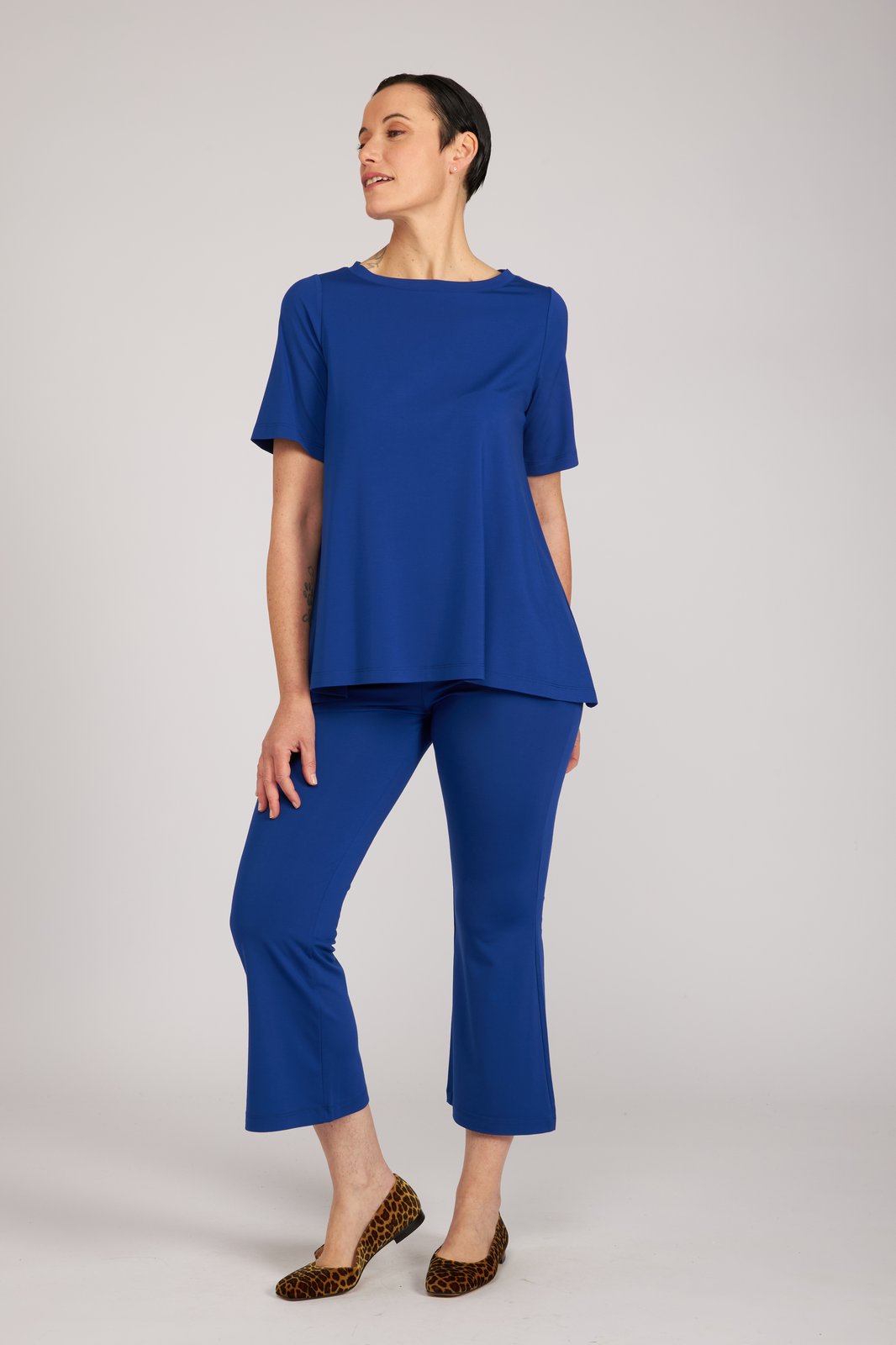 Maglia Mina in jersey bluette