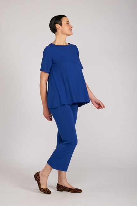 Maglia Mina in jersey bluette