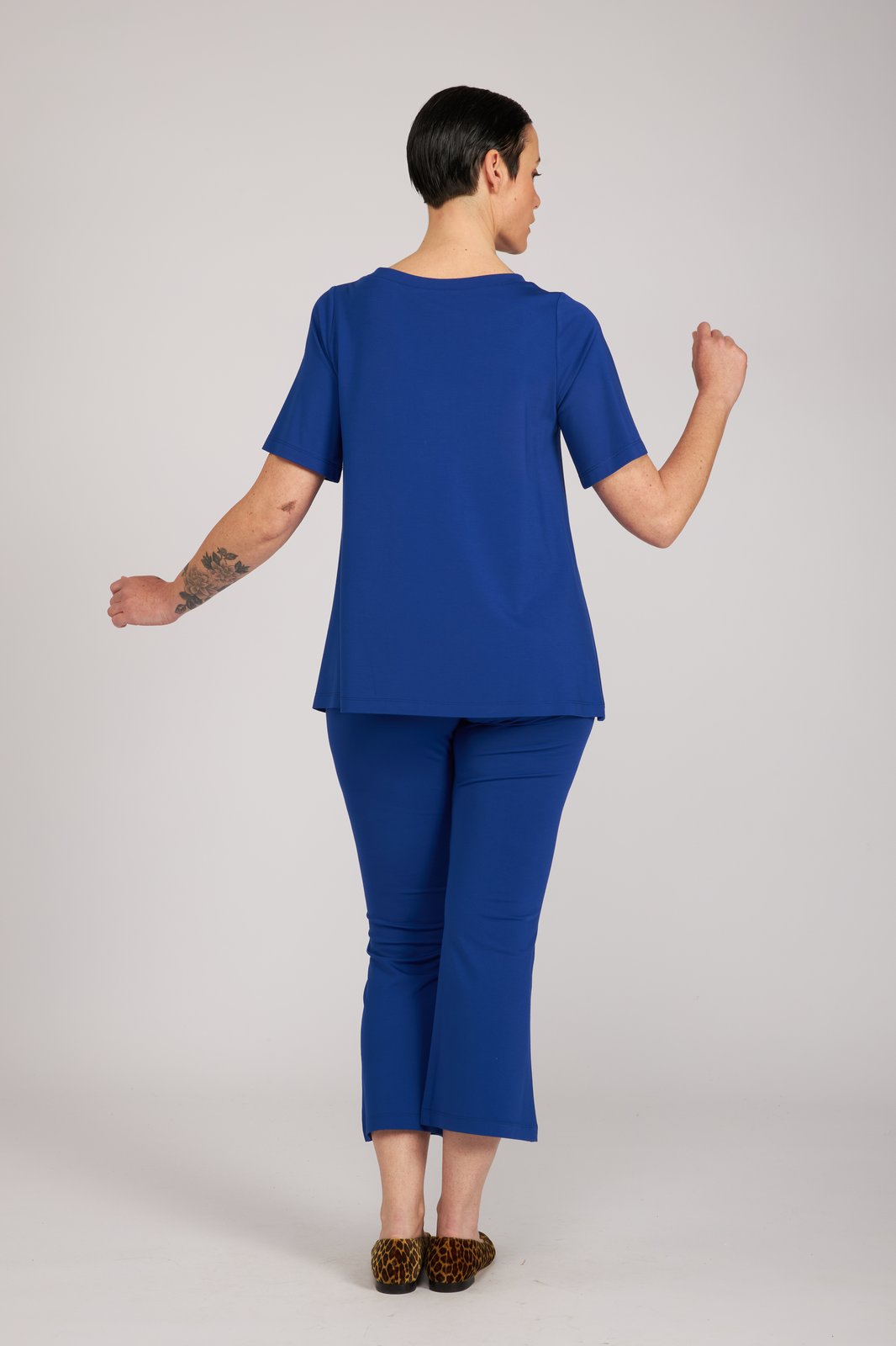 Maglia Mina in jersey bluette