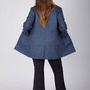 Maglia Napoli fluida navy
