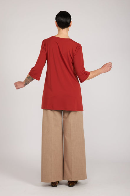 Look terra di Siena e cachi delavè