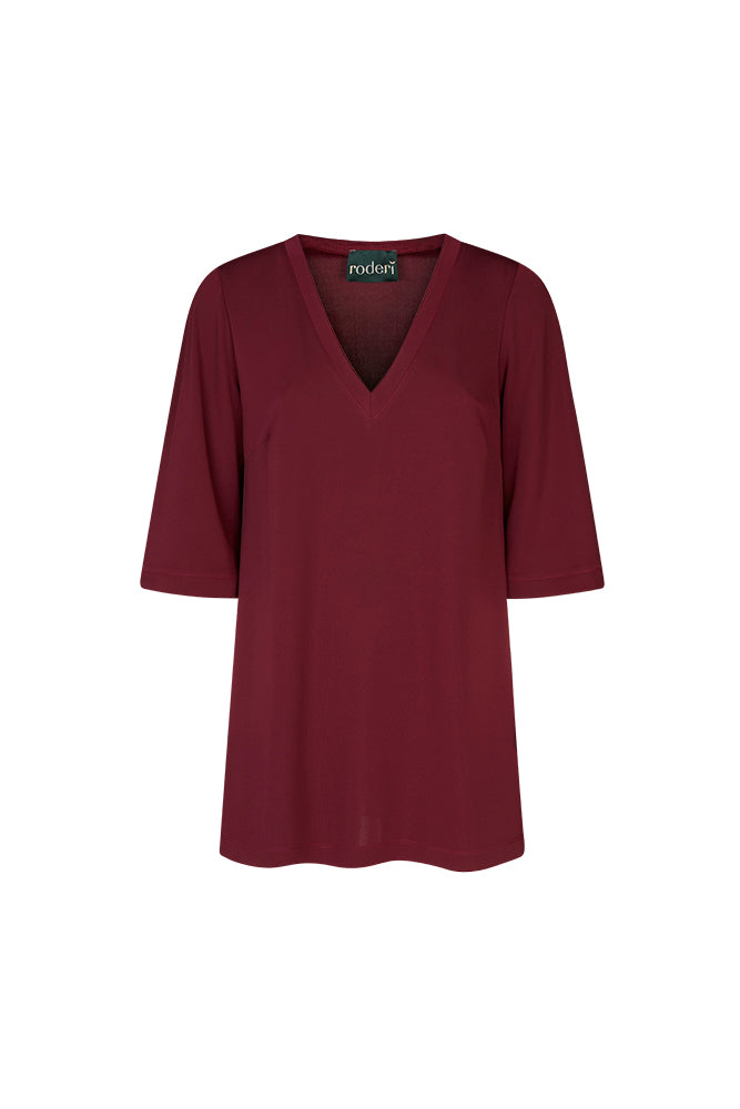 Maglia Napoli fluido vino