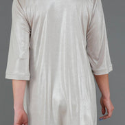 Maglia Napoli Jersey Lurex Platino