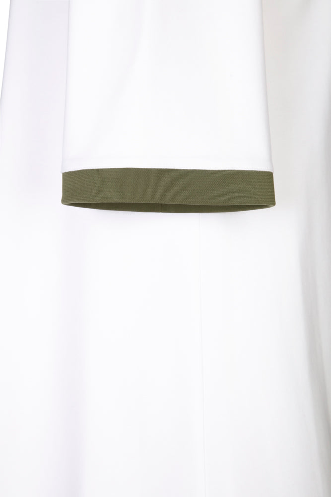 Maglia Napoli bianca profilo militare