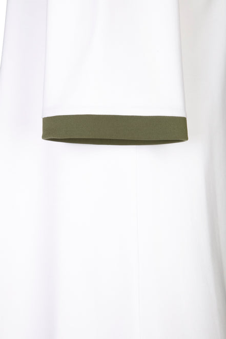 Maglia Napoli bianca profilo militare