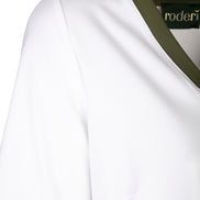 Maglia Napoli bianca profilo militare