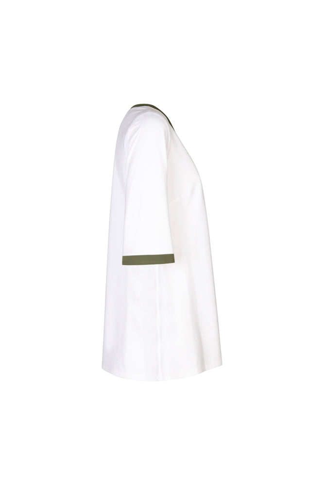 Maglia Napoli bianca profilo militare