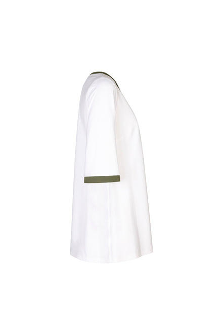 Maglia Napoli bianca profilo militare