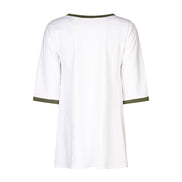 Maglia Napoli bianca profilo militare