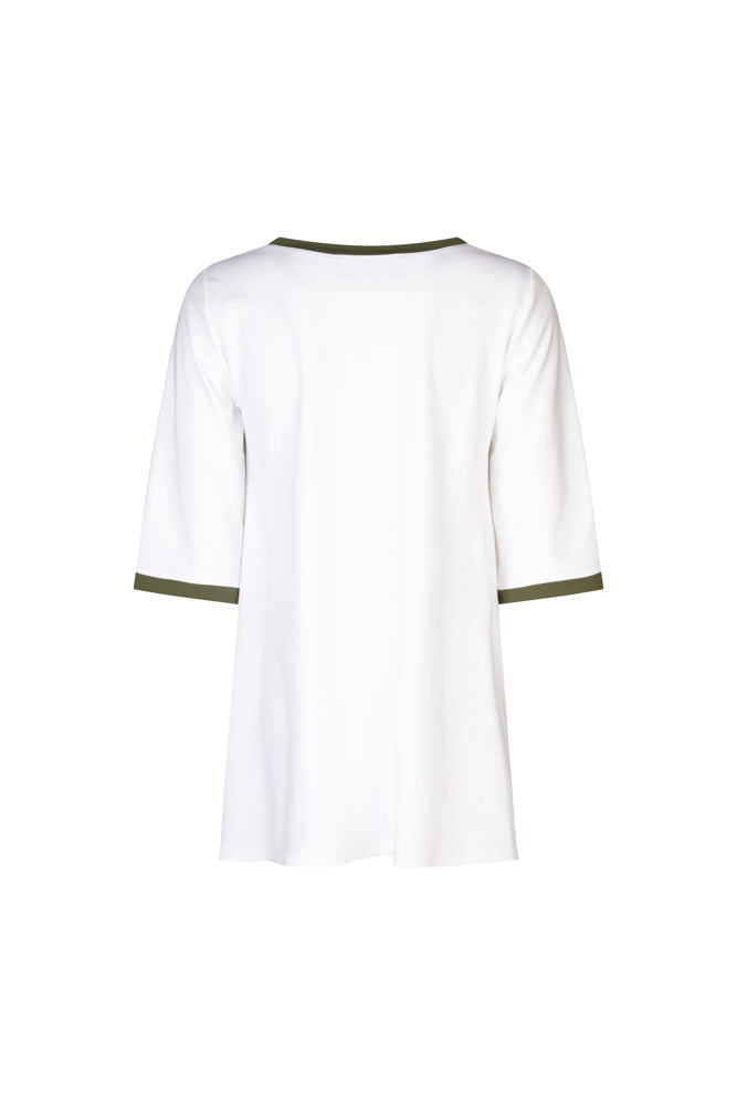 Maglia Napoli bianca profilo militare