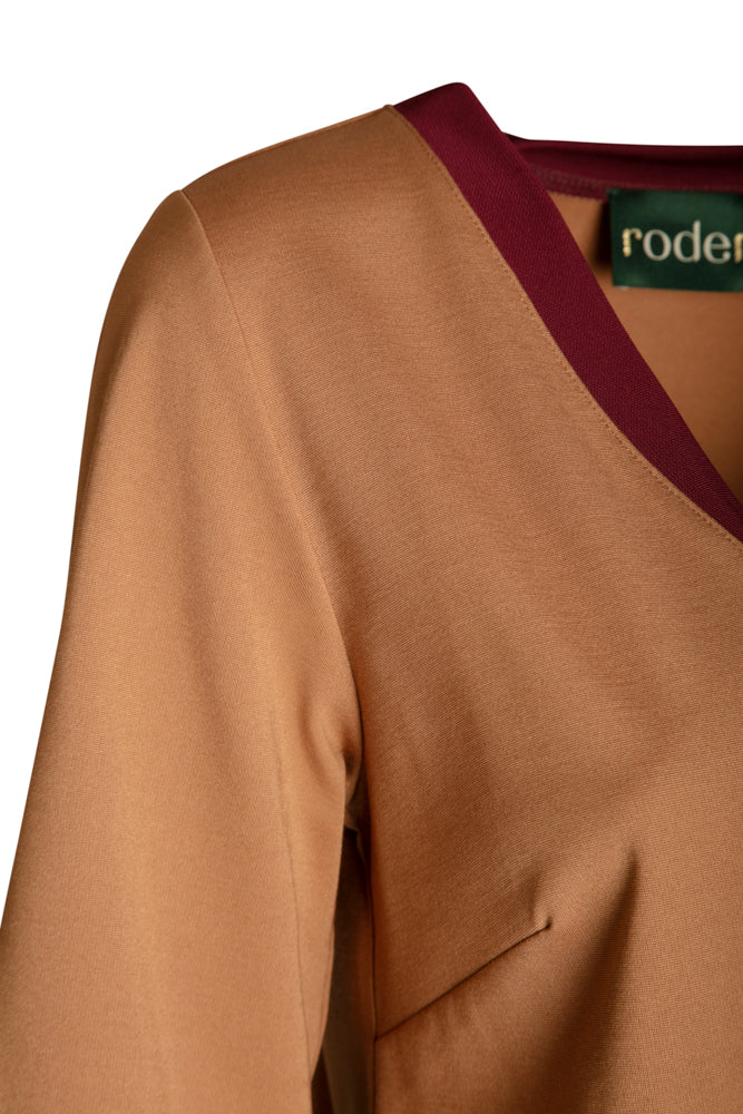 Maglia Napoli caffelatte profilo vino