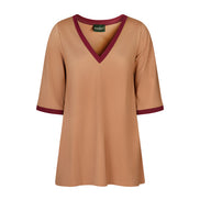 Maglia Napoli caffelatte profilo vino