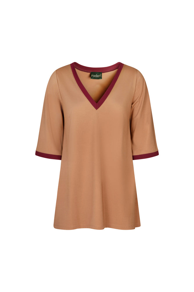 Maglia Napoli caffelatte profilo vino