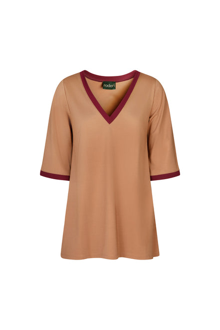Maglia Napoli caffelatte profilo vino