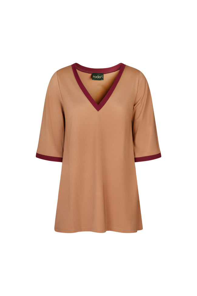 Maglia Napoli caffelatte profilo vino