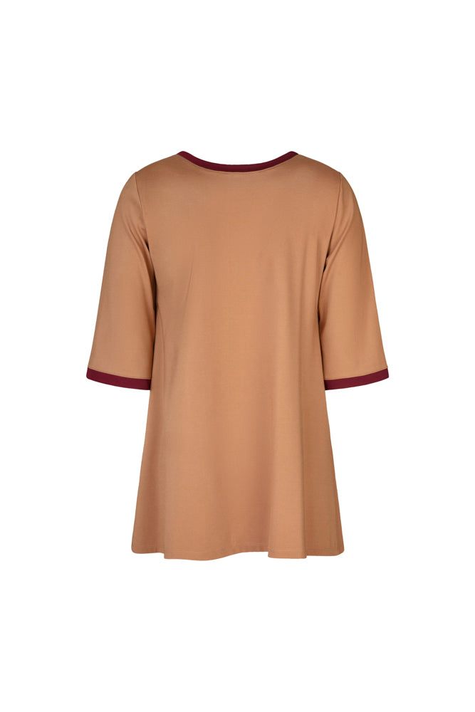 Maglia Napoli caffelatte profilo vino