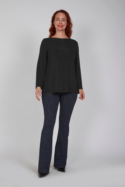 Maglia Giulia fluida nera