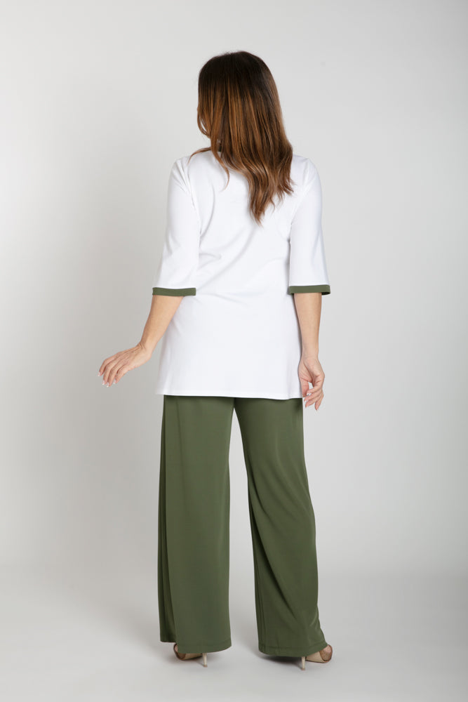 Maglia Napoli bianca profilo militare