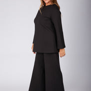 Maglia Stella punto milano nero